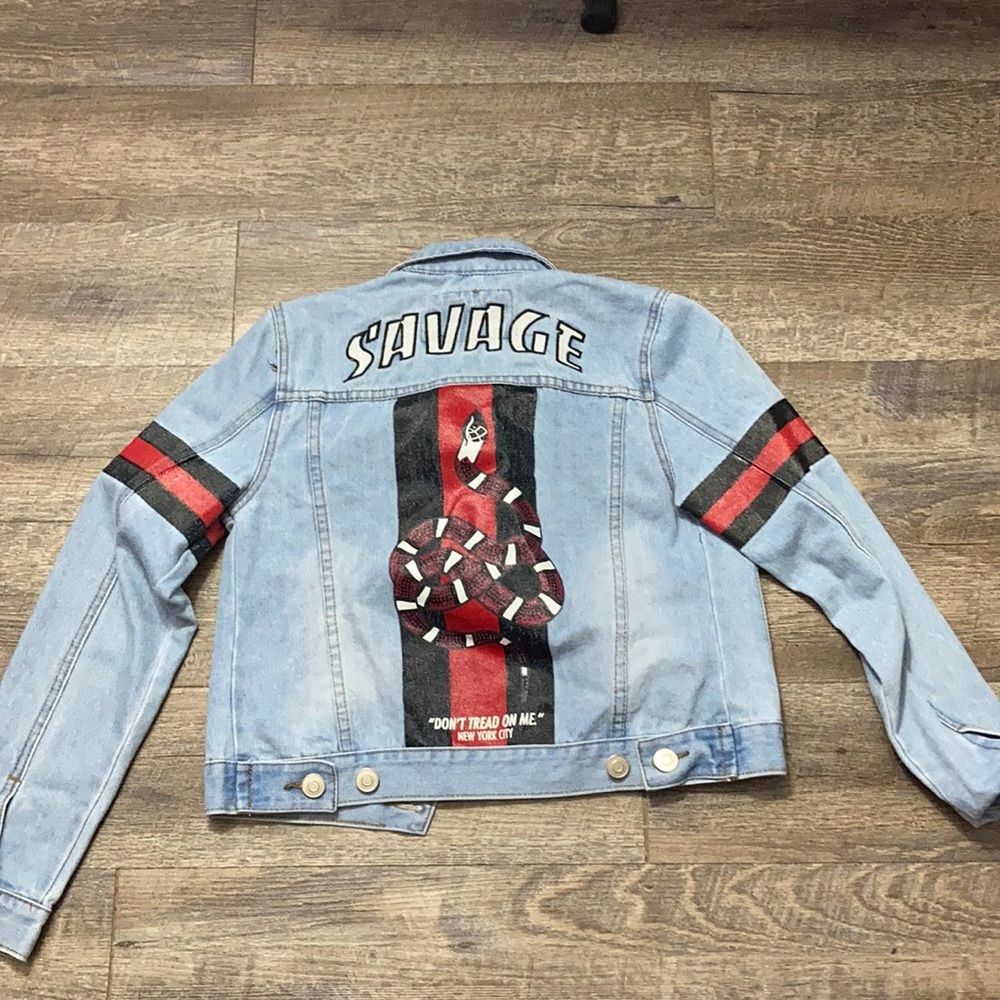 Savage jean jacket